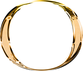 O gold metallic luxury chrome alphabet font